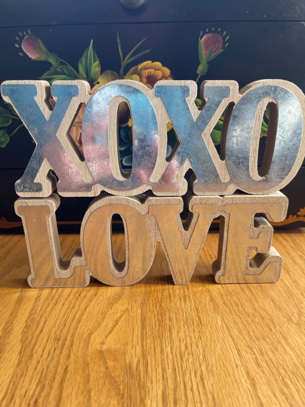 XOXO & LOVE Wooden Decorative Blocks 🌺